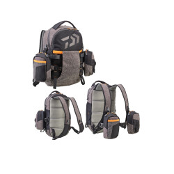 DAIWA BALIKÇI ÇANTASI GRİ TURUNCU 30*14*48CM - Daiwa