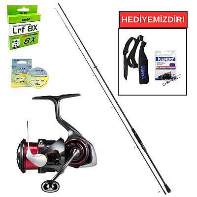 Daiwa Ballistic X Jiggerspin 270cm 7-28gr&Daiwa Ballistic 25 Air LT 2000SP Profesyonel LRF Seti - 1