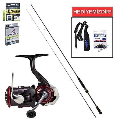 Daiwa BG RF 2.24m 1-6gr&Daiwa 23 Gekkabijin LT 1000 S LRF Seti - 1