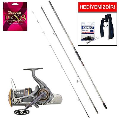 Daiwa BG RF 2.24m 1-6gr&Daiwa Crosscast S24 45 SCW 5000 C QD LRF Seti - 1
