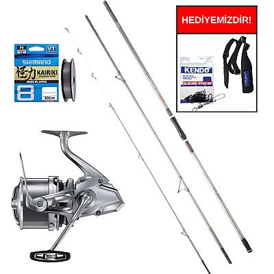 Daiwa Crosscast CF 4.20m 100-225gr&Shimano Makina Ultegra 3500 XSE Profesyonel Surf Seti - 1