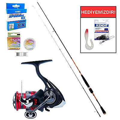 Daiwa Crossfire New Spin 270cm 14-56gr&Daiwa Ninja 23 LT 4000 C Spin Seti - 1
