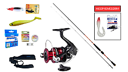 Daiwa Crossfire New Spin 270cm 14-56gr&Shimano Sienna 4000 FG Spin Seti - Shimano