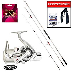 Daiwa Emblem Surf 420m 150-400 gr&Daiwa Emblem 35 CW 4000 QD Profesyonel Surf Seti - Daiwa