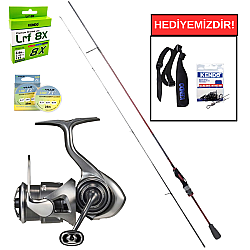 Daiwa Gekkabijin MX 1.91m 0.5-5gr&Daiwa Caldia 25 FC 1000 S LRF Seti - Shimano