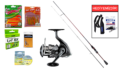 Daiwa Gekkabijin MX 1.91m 0.5-5gr&Daiwa Crossfire 26 LT 1000 LRF Seti - 1