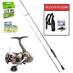 Daiwa Gekkabijin MX 1.91m 0.5-5gr&Daiwa Exceler 23 LT 1000 D LRF Seti - Daiwa