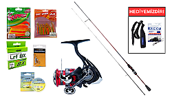Daiwa Gekkabijin MX 1.91m 0.5-5gr&Daiwa Ninja 23 LT 1000 LRF Seti - Daiwa