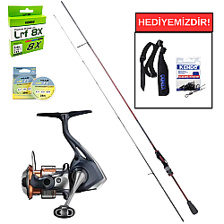 Daiwa Gekkabijin MX 1.91m 0.5-5gr&Shimano Nasci FD 1000 LRF Seti - Shimano