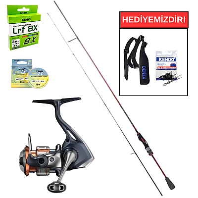 Daiwa Gekkabijin MX 1.91m 0.5-5gr&Shimano Nasci FD 1000 LRF Seti - 1