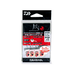 DAIWA GEKKABIJIN SW LIGHT JIG HEAD SS RED GLOW #10 - 2