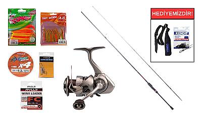 Daiwa Gekkabijin XV 2.13M, 0.5-8 Gr&Daiwa Exceler 23 LT 1000 D LRF Seti - 1