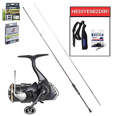 Daiwa Gekkabijin XV 2.13M, 0.5-8Gr&Daiwa 26 Freams LT 1000 S P LRF Seti - 1