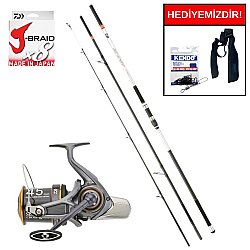 Daiwa Jet Sport EXO 4.20M 150-500Gr&Daiwa Crosscast S24 45 SCW 5000 C QD Kurşun Arkası Set - Daiwa