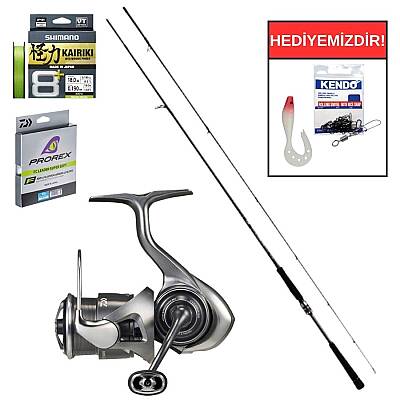 Daiwa Labrax AGS 2.74m, 7-35gr&Daiwa Caldia 25 LT 4000 CXH Spin Seti - 1