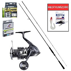 Daiwa Labrax AGS 2.74m, 7-35gr&Shimano Twin Power XD FB 4000 HG Spin Seti - Shimano