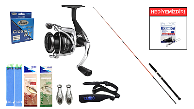 Daiwa Megaforce 1.90m 90-210gr&Okuma Safina SN-6000 1+1 bb Tekne Seti - 1