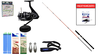 Daiwa Megaforce 1.90m 90-210gr&Okuma Wave Power WP-6000A1 Tekne Seti - 1