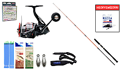 Daiwa Megaforce 1.90m 90-210gr&Ryuji Raptor 6000D 5+1BB Tekne Seti - Daiwa