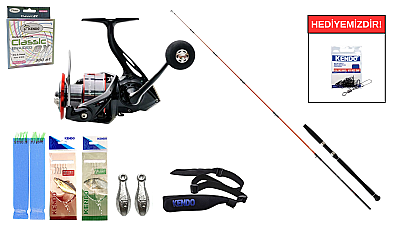 Daiwa Megaforce 1.90m 90-210gr&Ryuji Raptor 6000D 5+1BB Tekne Seti - 1