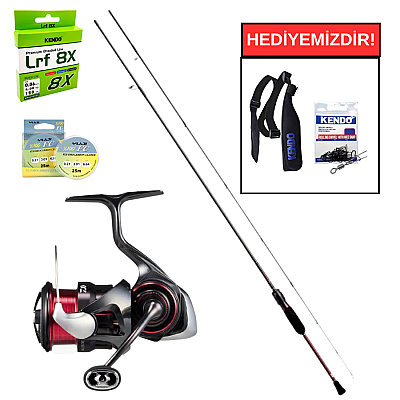 Daiwa Moonlight Beauty 2.51m 3-20gr&Daiwa Ballistic 25 Air LT 2000SP Profesyonel LRF Seti - 1