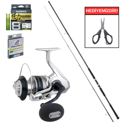 Daiwa New Legalis 2.90m 28-84gr&Shimano Saragosa SW 5000 XG Profesyonel Shore Jig Seti - 1