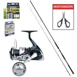 Daiwa New Legalis 2.90m 28-84gr&Shimano Twin Power SW 5000 XG C Profesyonel Shore Jig Seti - Shimano