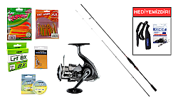 Daiwa New Ninja Drop Shot 2.24m 2-12gr&Daiwa Crossfire 26 LT 1000 LRF Seti - Daiwa