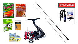 Daiwa New Ninja Drop Shot 2.24m 2-12gr&Daiwa Ninja 23 LT 1000 LRF Seti - Daiwa
