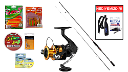 Daiwa New Ninja Drop Shot 2.24m 2-12gr&Shimano LRF Makina FX 1000 FC LRF Seti - Shimano