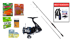 Daiwa New Ninja Drop Shot 2.24m 2-12gr&Shimano Nexave FI 1000 LRF Seti - Shimano
