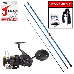Daiwa New Sensor 4.20m 100-200gr&Daiwa BG 27 SW 6000P Kurşun Arkası Set - Daiwa