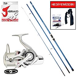 Daiwa New Sensor 4.20m 100-200gr&Daiwa Emblem 35 CW 4000 QD Kurşun Arkası Set - Daiwa