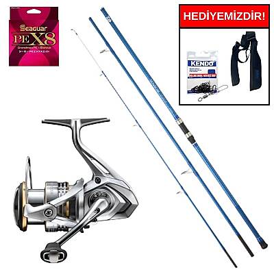 Daiwa New Sensor 4.20m 100-200gr&Shimano Sedona 8000 FI Kurşun Arkası Set - 1