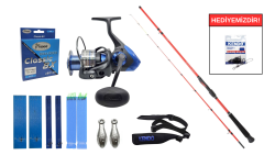 Daiwa New Sensor Boat Squid 1.80m&Okuma Safina SW-X SNW-6000A Tekne Seti - Daiwa