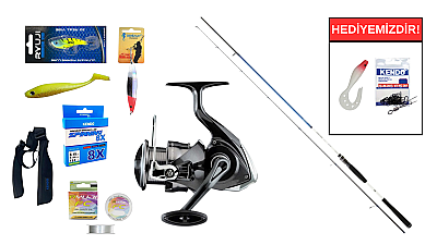 Daiwa New Spitfire Seabass 2.70m 10-35gr&Daiwa Crossfire 26 LT 4000C Spin Seti - 1