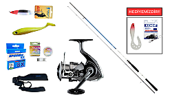 Daiwa New Spitfire Seabass 2.70m 10-35gr&Daiwa Crossfire 26 LT 4000C Spin Seti - Daiwa