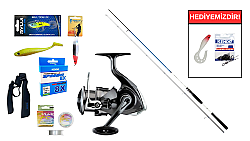 Daiwa New Spitfire Seabass 2.70m 14-56gr&Daiwa Crossfire 26 LT 4000C Spin Seti - Daiwa