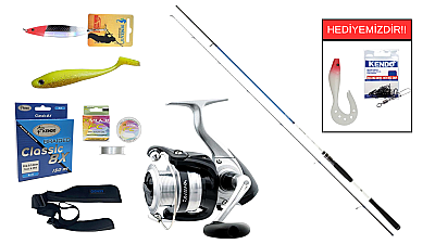 Daiwa New Spitfire Seabass 2.70m 14-56gr&Daiwa Strikeforce 4000 B Spin Seti - 1