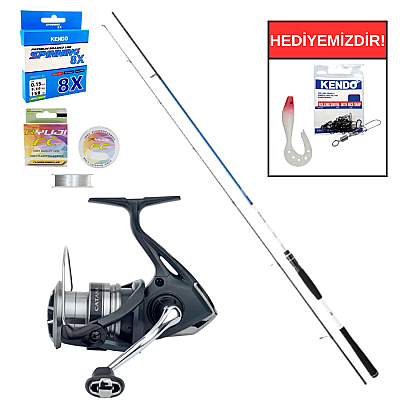 Daiwa New Spitfire Seabass 2.70m 14-56gr&Shimano Catana FE C 3000 Spin Seti - 1