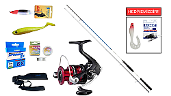 Daiwa New Spitfire Seabass 2.70m 14-56gr&Shimano Sienna 4000 FG Spin Seti - Shimano
