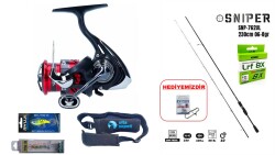  Fujin Sniper 230cm 0.6-8g & Daiwa Ninja 23 LT 1000 LRF Seti - Daiwa