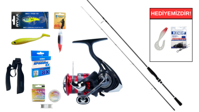 Daiwa Ninja 256cm 10-35gr&Daiwa Ninja 23 LT 3000 C Spin Seti - 1