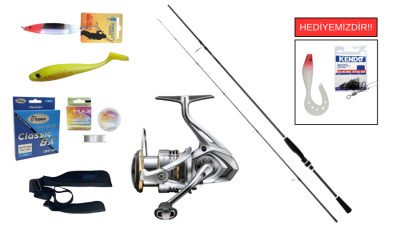 Daiwa Ninja 256cm 10-35gr&Shimano Sedona FJ 4000 Spin Seti - 1