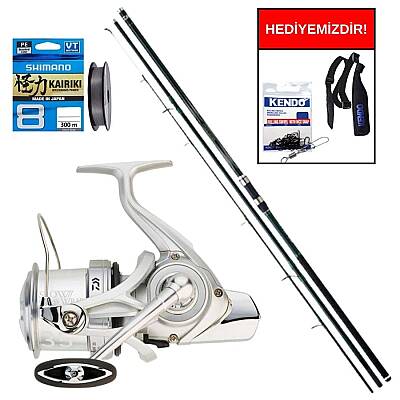 Daiwa Procaster 4.20m 100-250gr&Daiwa Crosscast S20 35 SCW 5000 C QD Profesyonel Surf Seti - 1