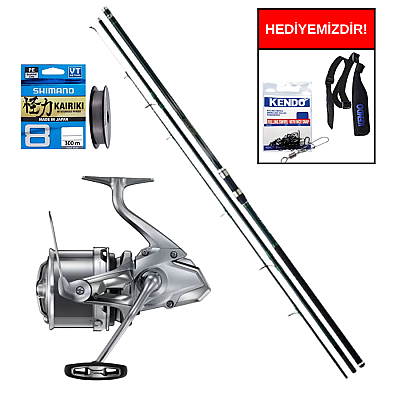 Daiwa Procaster 4.20m 100-250gr&Shimano Makina Ultegra 3500 XSE Profesyonel Surf Seti - 1