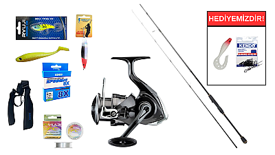 Daiwa RX Lure Game BF 2.70m 10-35gr&Daiwa Crossfire26 LT 4000C Spin Seti - 1