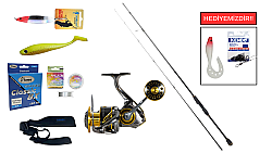 Daiwa RX Lure Game BF 2.70m 10-35gr&Ryuji Ares X 4000M 5+1BB Spin Seti - Daiwa