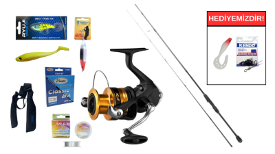 Daiwa RX Lure Game BF 2.70m 10-35gr&Shimano FX 4000 FC Spin Seti - 1