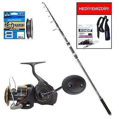 Daiwa Samurai CF 3.90M 70-150Gr&Daiwa BG 27 SW 6000 P Profesyonel Surf Seti - 1
